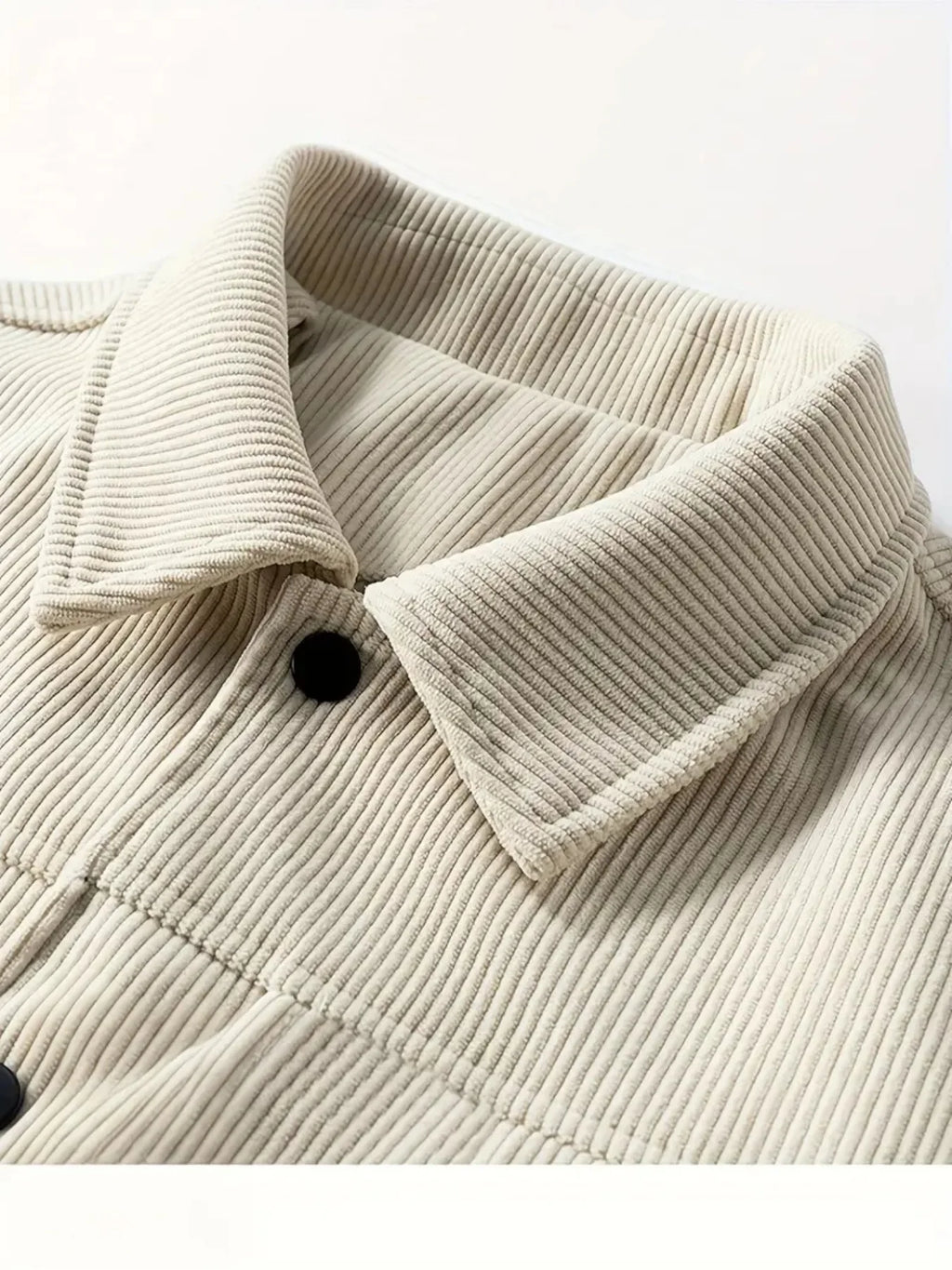 The 2025 new autumn corduroy jacket for men with a lapel, a trendy Japanese style loose coat